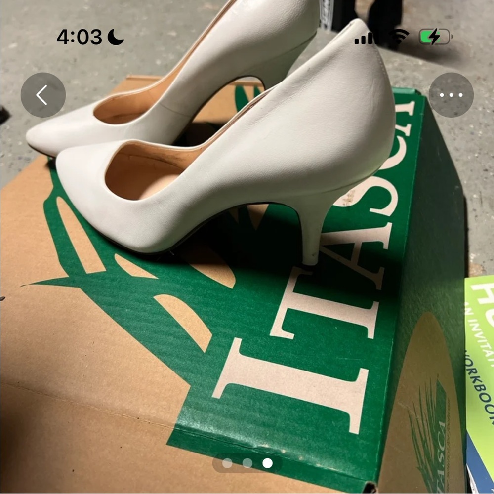 White heels